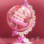 JAKI AK025 Globe Building Block Toy with Light,Educational Toy