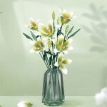 Green building block lily, building block flowers