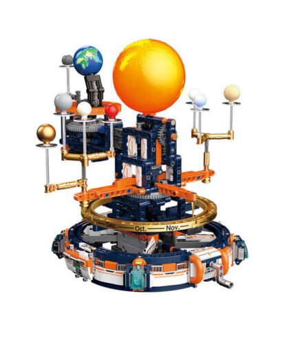JAKI CK008 Solar System Planetarium with Light, Space Building Block Toy