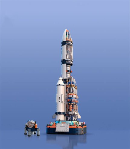 JAKI JK8501 DawnBreak Space Rocket Building Block Toy