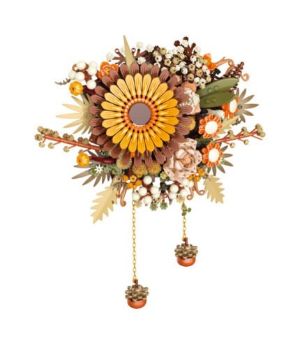 Art wall hanging flower building block model JAKI JK2511