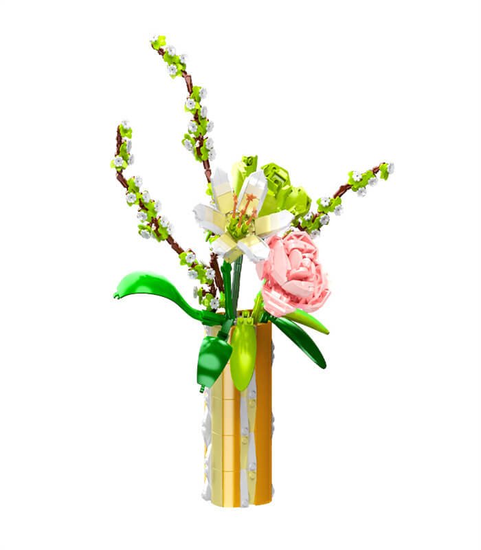 JAKI JK2652 Building Block Bouquet with Vase