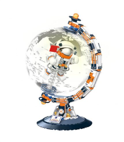 JAKI CK005 Dawn Globe Building Block Toy with Light