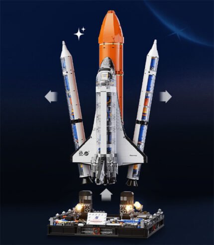 JAKI JK8513 Space Shuttle Building Block Toy, Astronaut Building Block Toy
