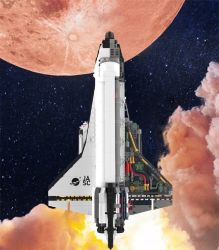 JAKI JK8502 Space Shuttle Building Blocks Set, Spaceship Collectible Model
