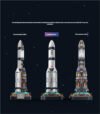 JAKI JK8501 DawnBreak Space Rocket Building Block Toy