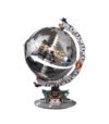 JAKI CK003 Breaking Dawn globe building block toy, built-in space station, can be used as a real globe