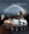 JAKI CK002 Astronaut bricks toy,breaking dawn space rover with lights