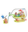 JAKI HK324 Smurfs Mushroom Garden Building Block Set