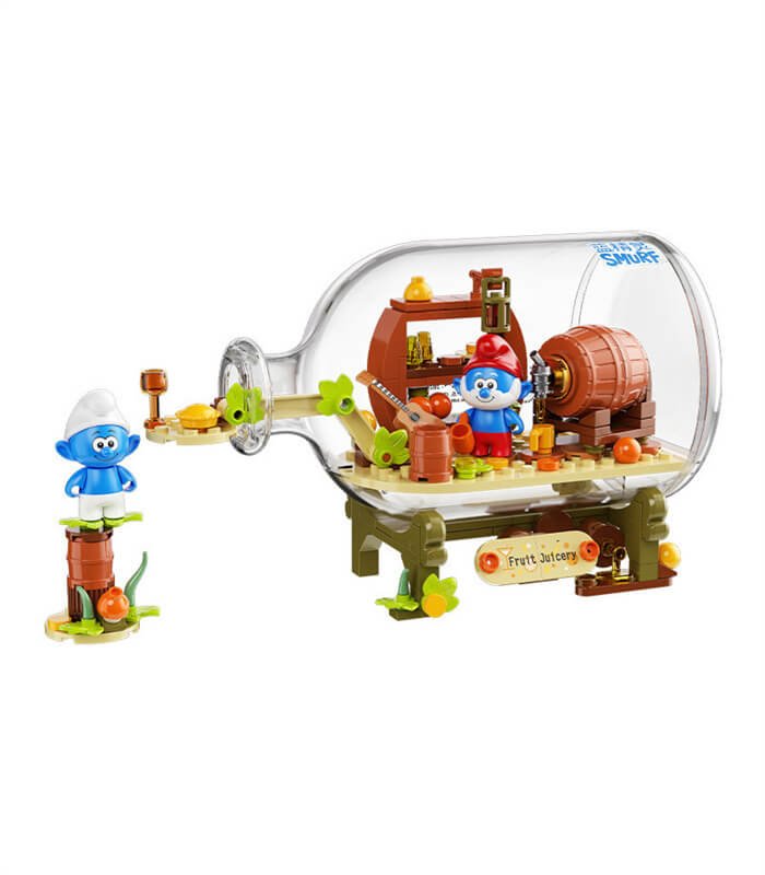 JAKI HK322 Building Blocks New Blue Elf Drifting Bottle Series Building Assembly Toy Ornament