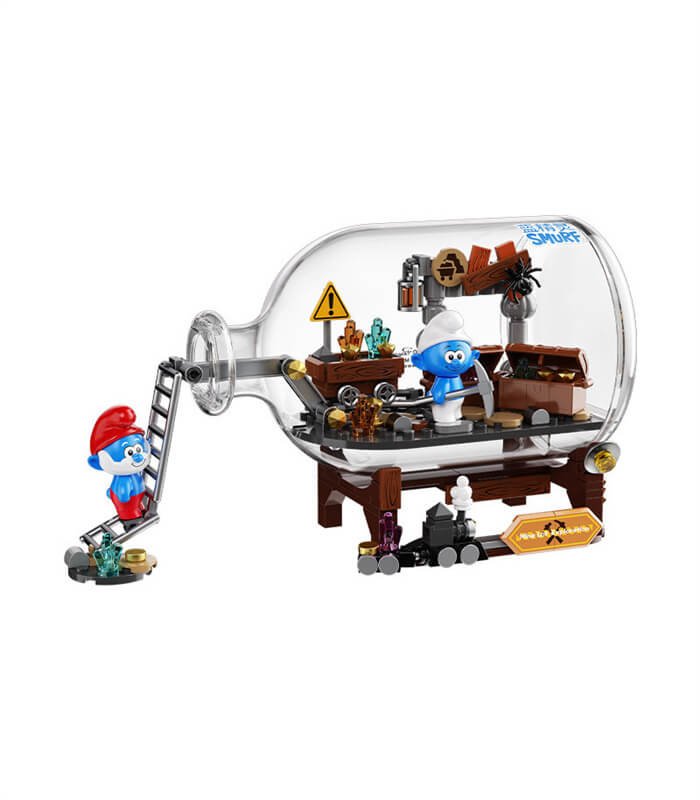 Smurf Forest Fruit Drink House bricks toy JAKI HK322