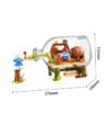 JAKI HK322 Building Blocks New Blue Elf Drifting Bottle Series Building Assembly Toy Ornament