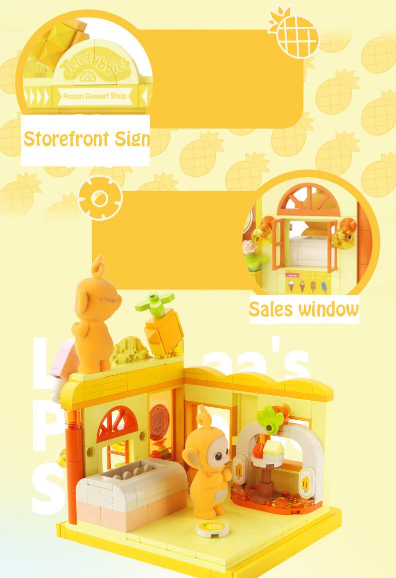 Kids educational toys, Teletubbies bricks toy set JKAI HK507