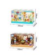 Smurfs painting room magic house cartoon hut model children's educational toy JAKI HK320 HK3214