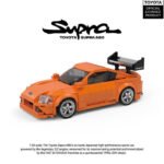 Toyota Supra A80 building block model, racing car educational toy