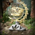 LED Illuminated Dinosaur World Globe - 3D Prehistoric Animal Globe with Night Light Function