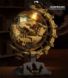 LED Illuminated Dinosaur World Globe - 3D Prehistoric Animal Globe with Night Light Function