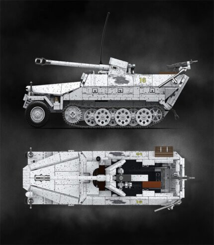 Sd.Kfz.25122 Ausf.DPAKWAGEN Half-track armored vehicle QUANGUAN 100320