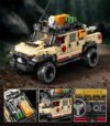 12GO 95001 Dinosaur Adventure Off-Road Vehicle Building Kit - Fun Plastic Bricks for Dino & Car Lovers