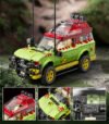 12GO 95001 Dinosaur Adventure Off-Road Vehicle Building Kit - Fun Plastic Bricks for Dino & Car Lovers
