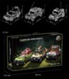 12GO 95001 Dinosaur Adventure Off-Road Vehicle Building Kit - Fun Plastic Bricks for Dino & Car Lovers