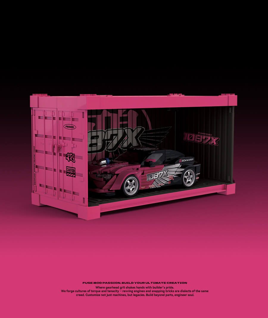 Power Block PB8851 1087X Supercar Building Kit - High-Detail Sports Car Brick Set