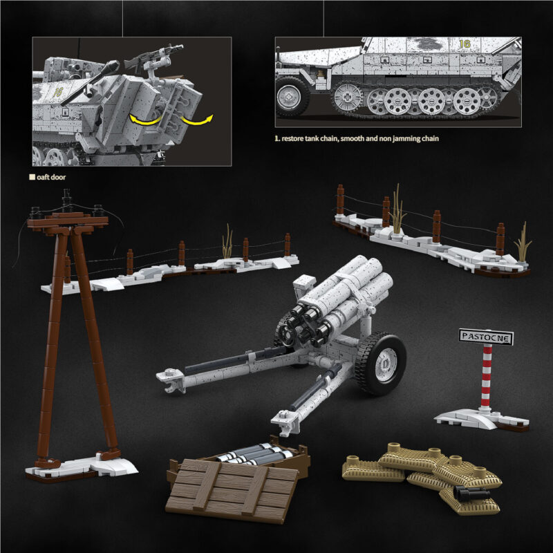 Sd.Kfz.25122 Ausf.DPAKWAGEN Half-track armored vehicle QUANGUAN 100320