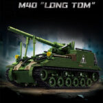 USA M40 Long Tom self-propelled artillery block set