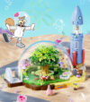 SpongeBob Sandy Cheeks Treedome,stop motion building sets