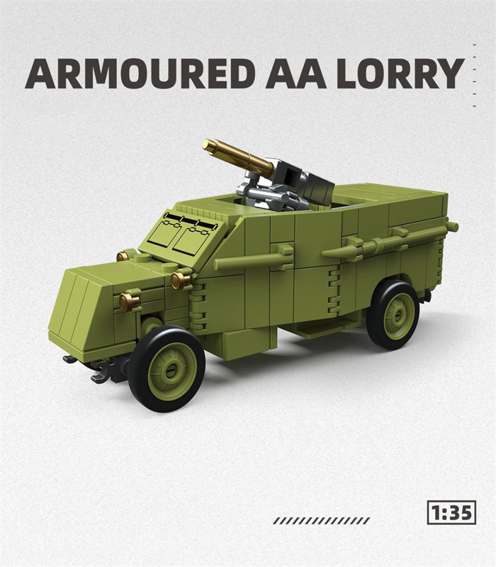 Armoured AA Lorry Building Block Set ThirdParty 300019 Armoured AA Lorry Building Block Set ThirdParty 300019