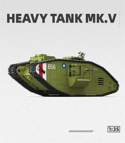 Heavy Tank MK.V Building Block Set ThirdParty 300018