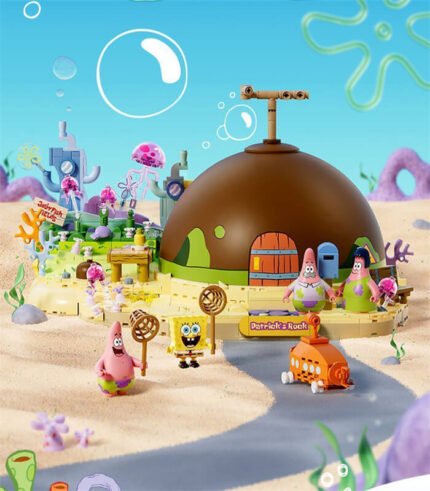 Spongebob Patrick's Rock Building Set AREA-X AB0089