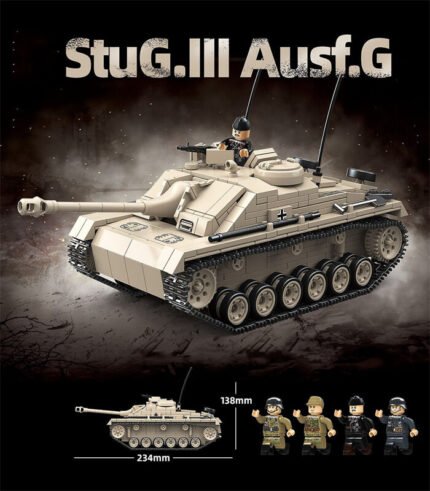StuG.III Ausf.G Tank Building Block Set