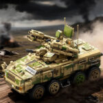 Anti-aircraft armored vehicle building set