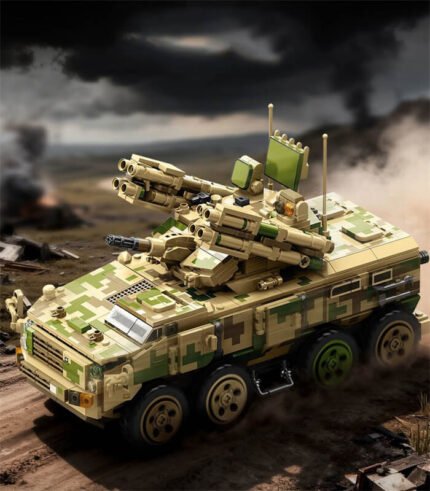 Sembo 203272 Anti-aircraft Armored Vehicle Building Set