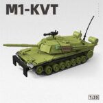 M1-KVT tank building block model