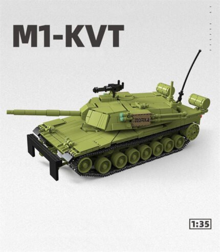 M1-KVT tank building block model