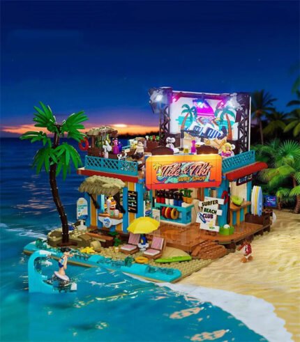 Lumibricks 20004 Surf Shop - City Street Scene Puzzle Building Block Set