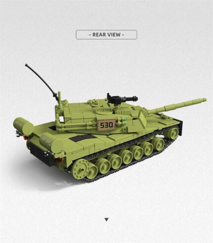 M1-KVT tank building block model