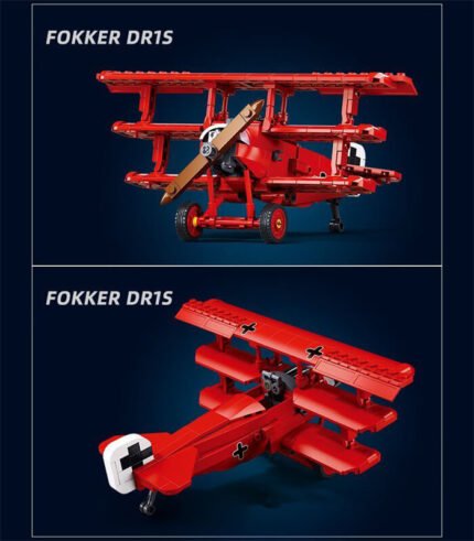 Military aircraft building block toy set