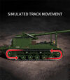 USA M40 Long Tom self-propelled artillery block set