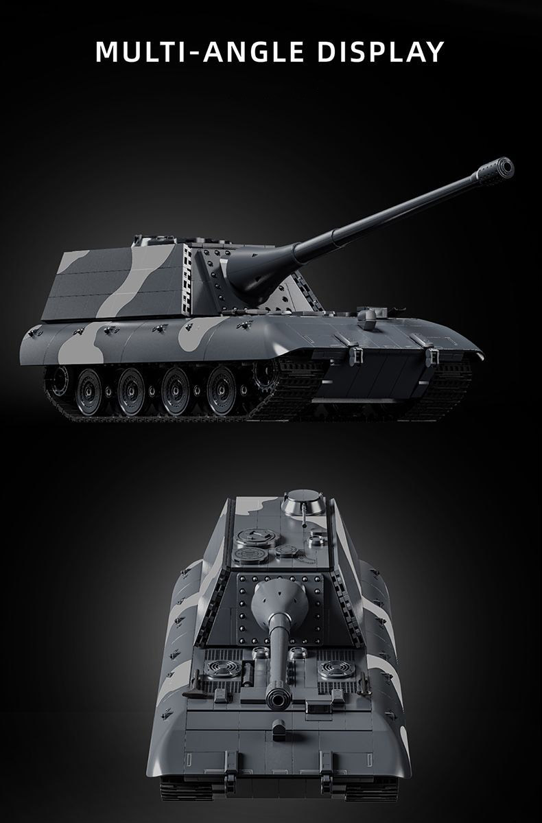 JAGOPANZER E-100 Tank Building Block Set