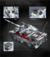 TIger II Snow Camouflage Tank Building Model QUANGUAN 100321