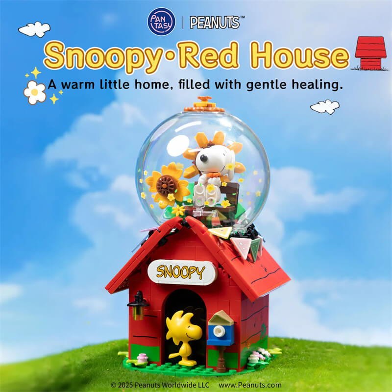 Snoopy Red House building block toy, Pantasy 86918 1 Snoopy Red House building block toy, Pantasy 86918