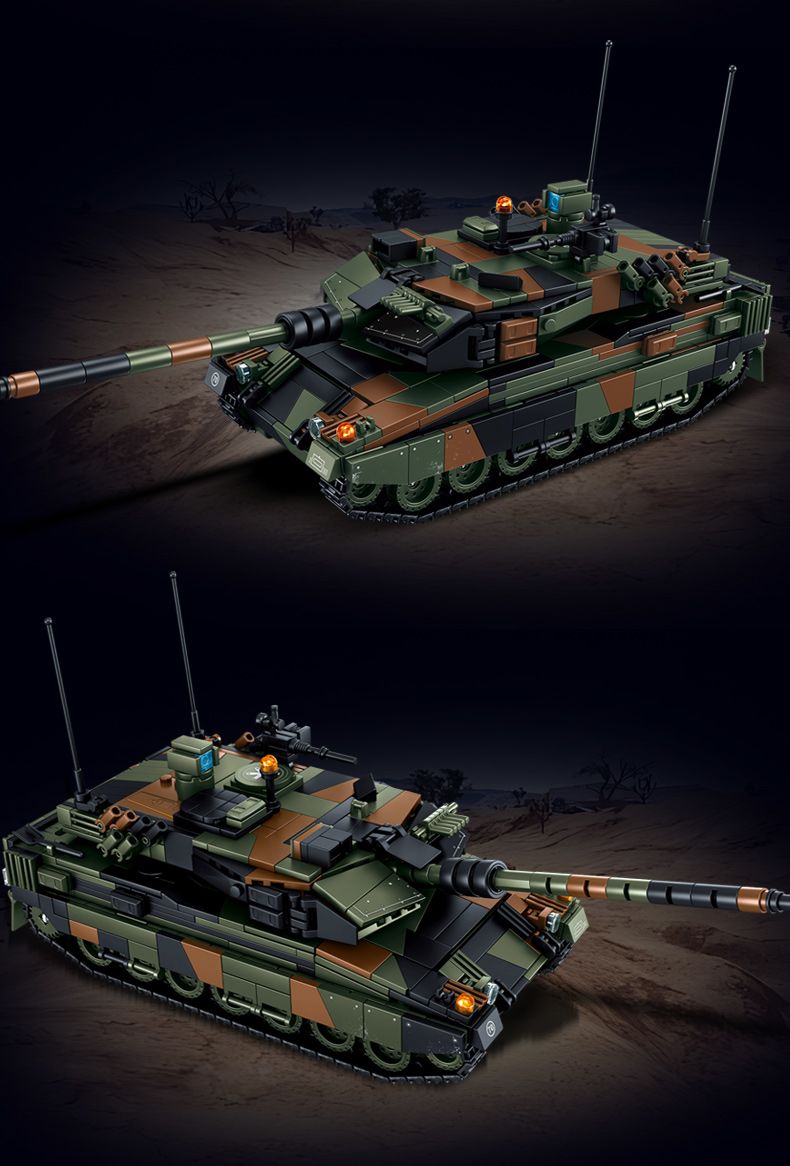 Leopard 2A6 Tank Building Block Set LEYI 66097