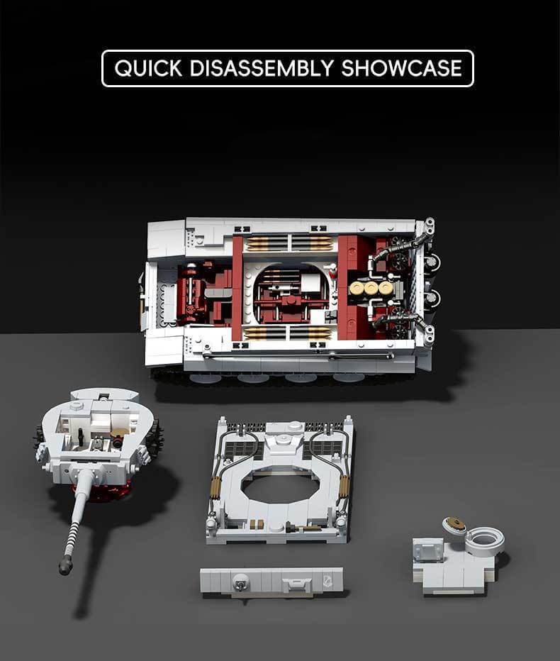 PANZER V1 TIGER S04 Collectible Brick Tank |1544PCS| TK2 TK8001