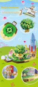 SpongeBob Sandy Cheeks Treedome,stop motion building sets 3 SpongeBob Sandy Cheeks Treedome,stop motion building sets