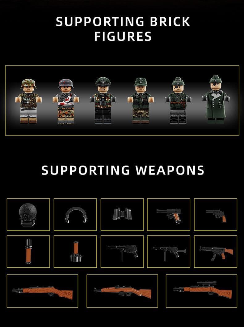 12GO 97020 E-100 Heavy Tank Building Set