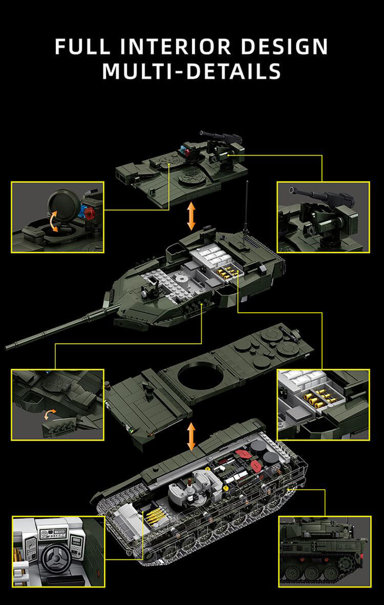 12GO 96012 LEOPARD 2A8 RC Tank Toy