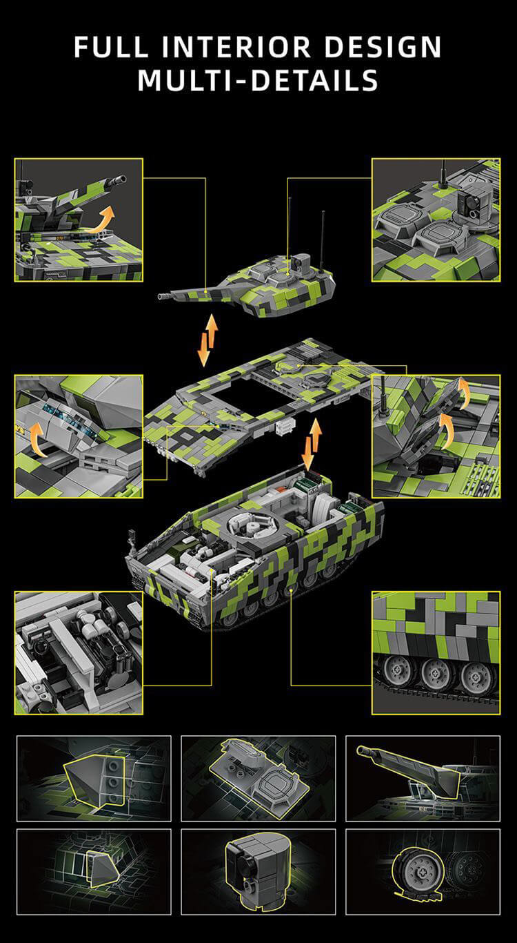 KF-41 LVNXIFV RC Tank Building Set 12GO 96011